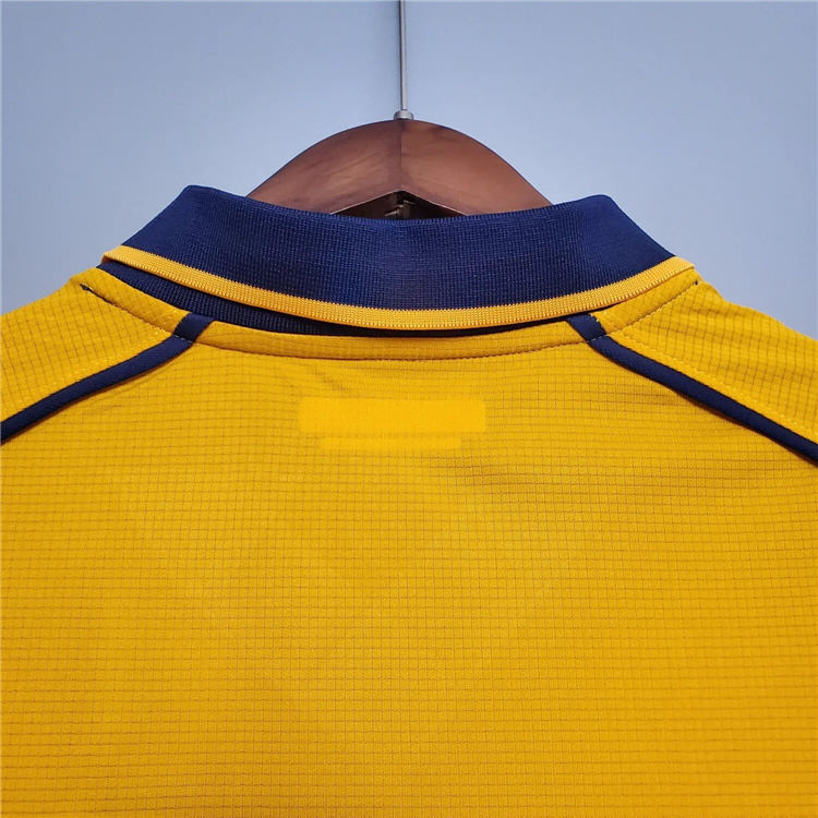 00/01 Liverpool Retro Yellow Soccer Jersey Football Shirt - Click Image to Close