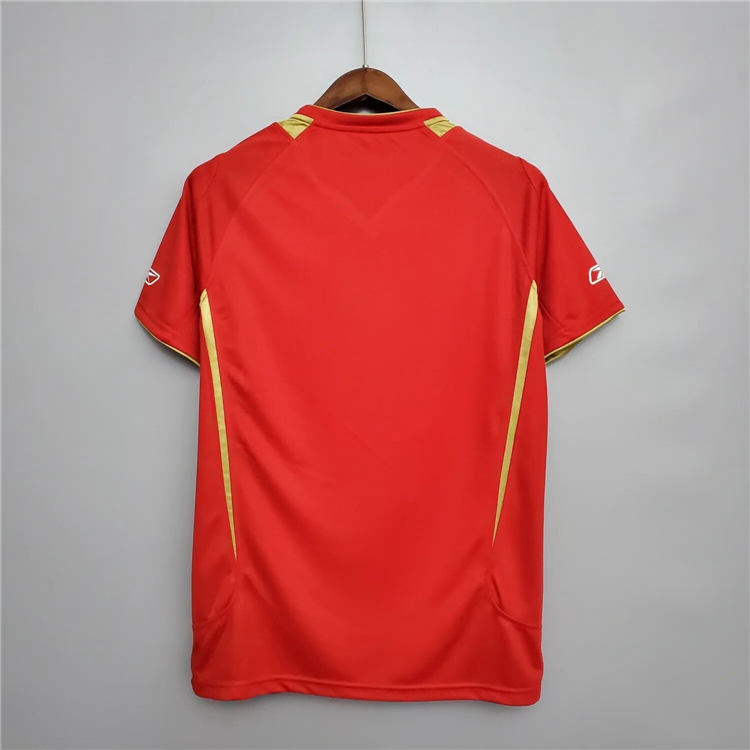 05/06 Liverpool Retro Red Soccer Jersey Football Shirt - Click Image to Close