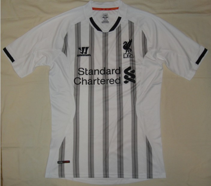 13-14 Liverpool Goalkeeper White Soccer Jersey Shirt - Click Image to Close