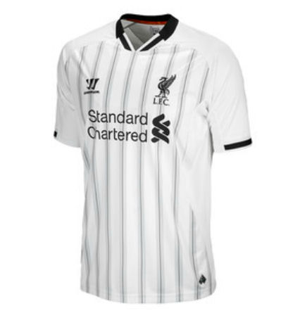 13-14 Liverpool Goalkeeper White Soccer Jersey Shirt - Click Image to Close