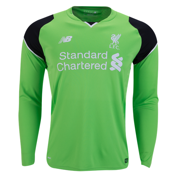 Liverpool Green LS Goalkeeper 22016/17 Soccer Jersey Shirt