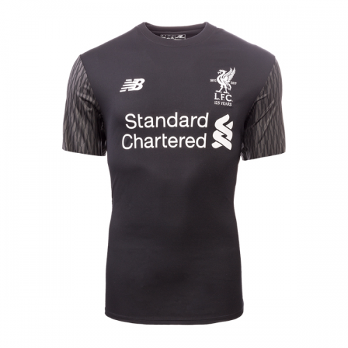 Liverpool Goalkeeper 2017/18 Black Soccer Jersey Shirt