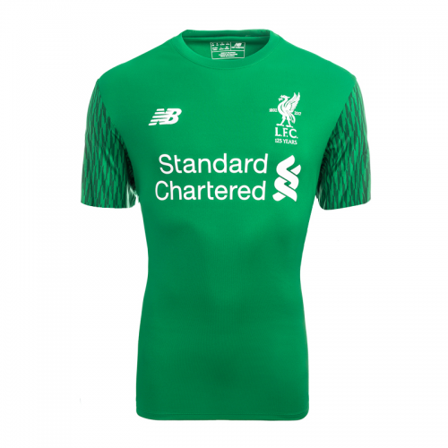 Liverpool Goalkeeper 2017/18 Green Soccer Jersey Shirt