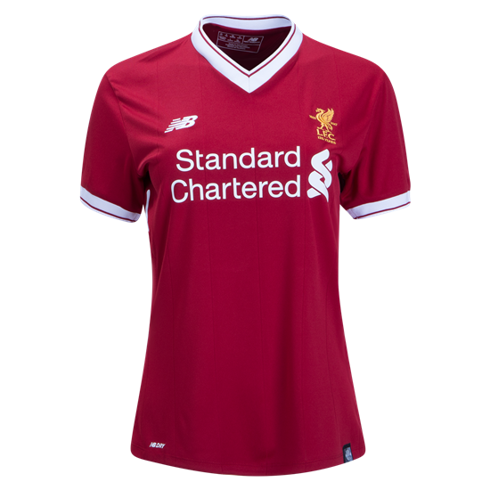 Women's Liverpool Home 2017/18 Soccer Jersey Shirt