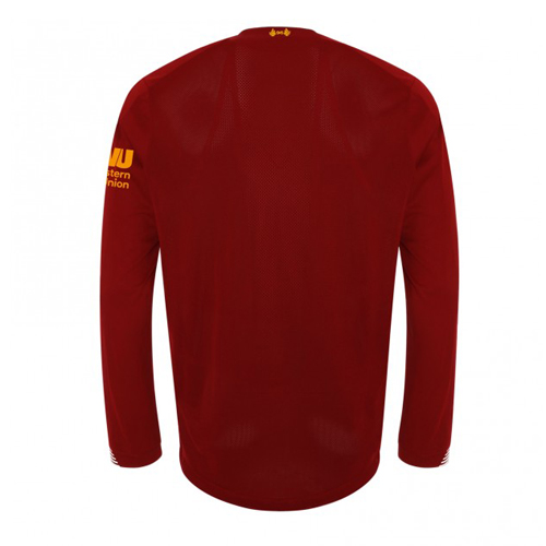 Liverpool Red Home 2019-20 LS Soccer Jersey Shirt - Click Image to Close