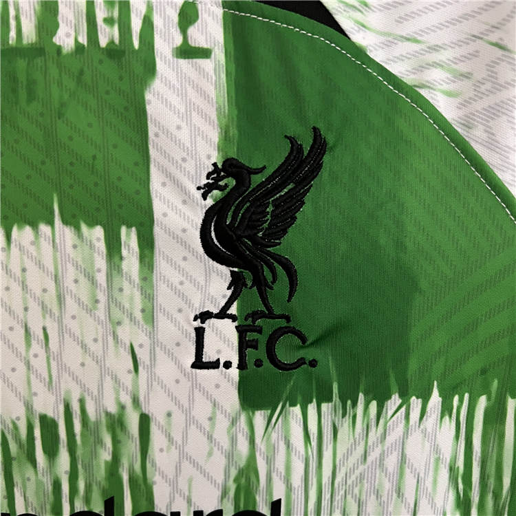 23/24 Liverpool Green Soccer Jersey Football Shirt - Click Image to Close