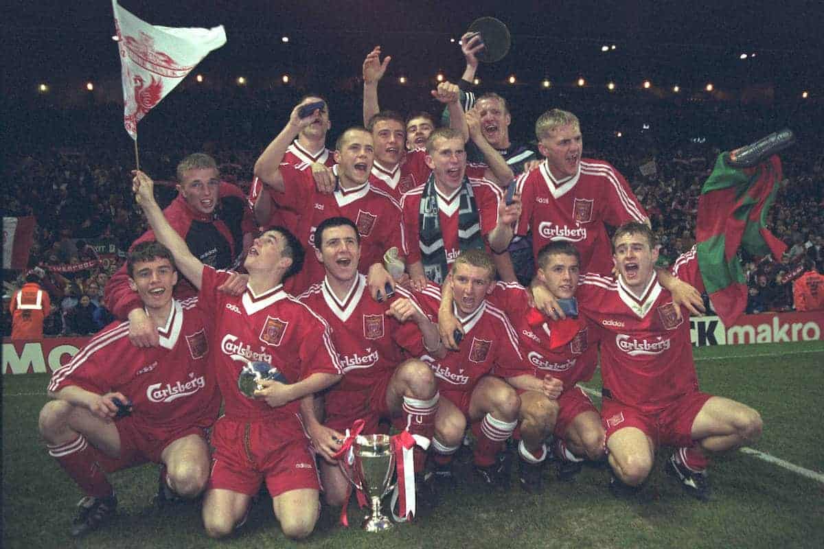 1996-97 LIVERPOOL HOME RED RETRO SOCCER SHIRT