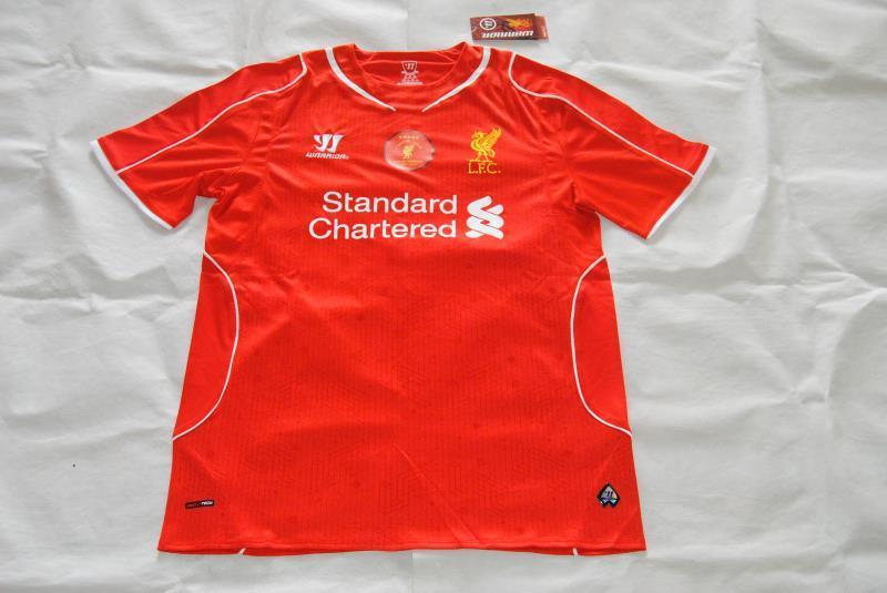 Liverpool Legend Gerrard Home Soccer Jersey Red - Click Image to Close