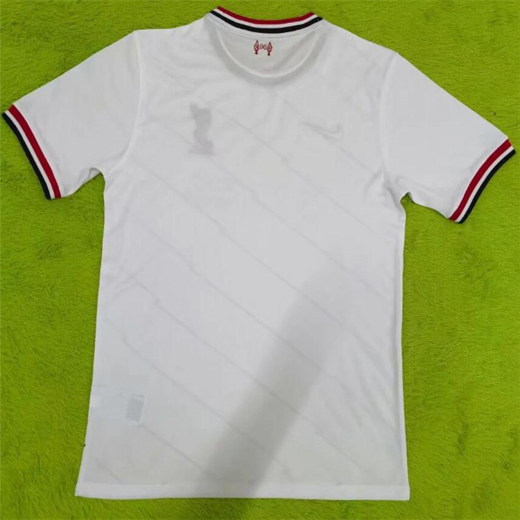 Liverpool FC 21-22 Away White Soccer Jersey Football Shirt - Click Image to Close