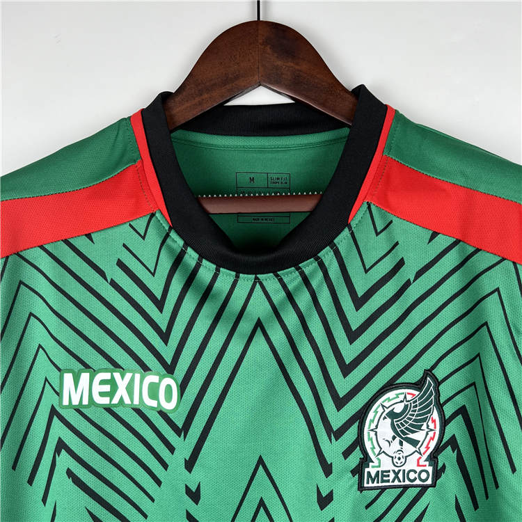 2023 MEXICO GREEN SOCCER JERSEY FOOTBALL SHIRT - Click Image to Close