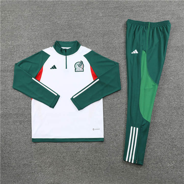 2023 MEXICO WHITE TRAINING TRACKSUIT - Click Image to Close