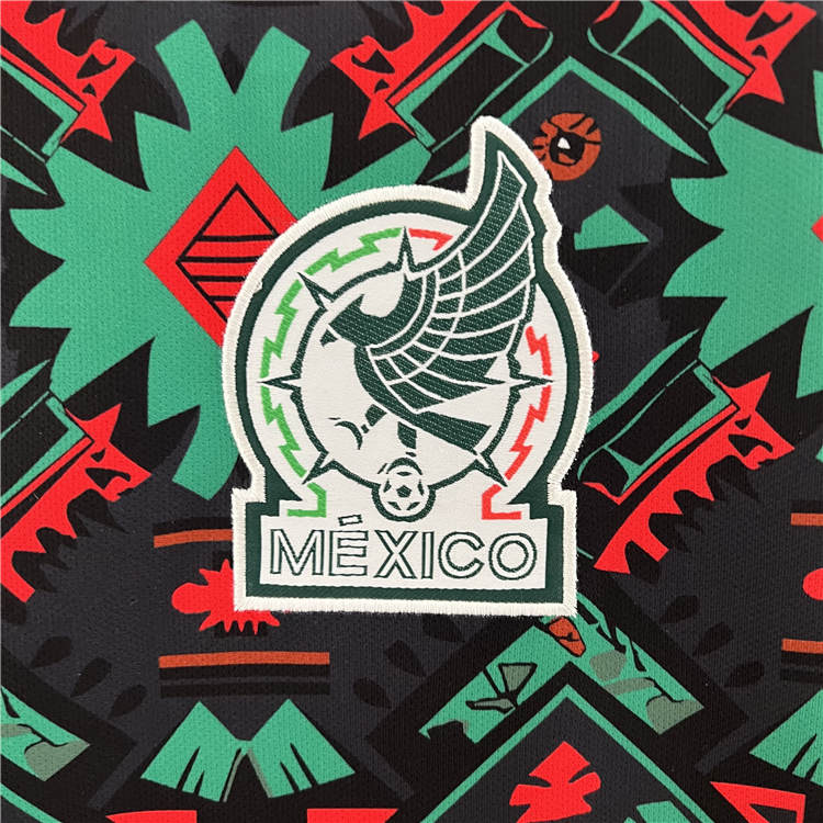 23/24 MEXICO GREEN&BLACK SOCCER JERSEY FOOTBALL SHIRT - Click Image to Close