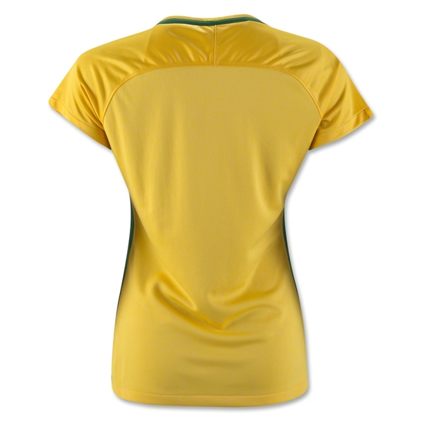 Brazil Women's Home 2016 Soccer Jersey - Click Image to Close