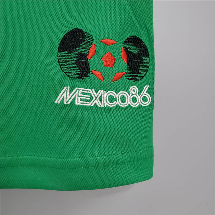 MEXICO RETRO SHIRT 1986 HOME SOCCER JERSEY FOOTBALL SHIRT - Click Image to Close