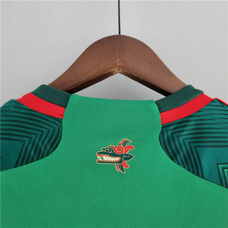 2022 MEXICO HOME GREEN SOCCER JERSEY FOOTBALL SHIRT - Click Image to Close