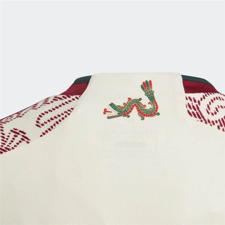 2022 MEXICO AWAY WHITE&PINK SOCCER JERSEY FOOTBALL SHIRT - Click Image to Close