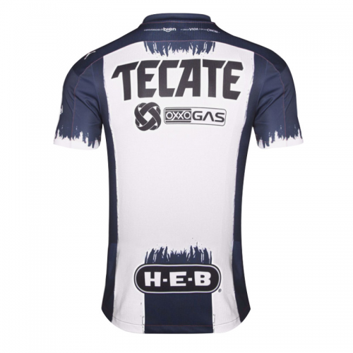 Monterrey 20-21 Home White Black Soccer Jersey Shirt - Click Image to Close