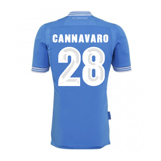 13-14 Napoli #28 Cannavaro Home Jersey Shirt - Click Image to Close