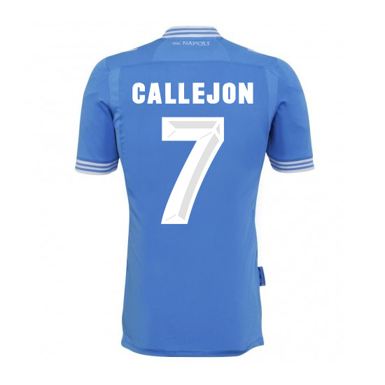 13-14 Napoli #7 Callejon Home Jersey Shirt - Click Image to Close