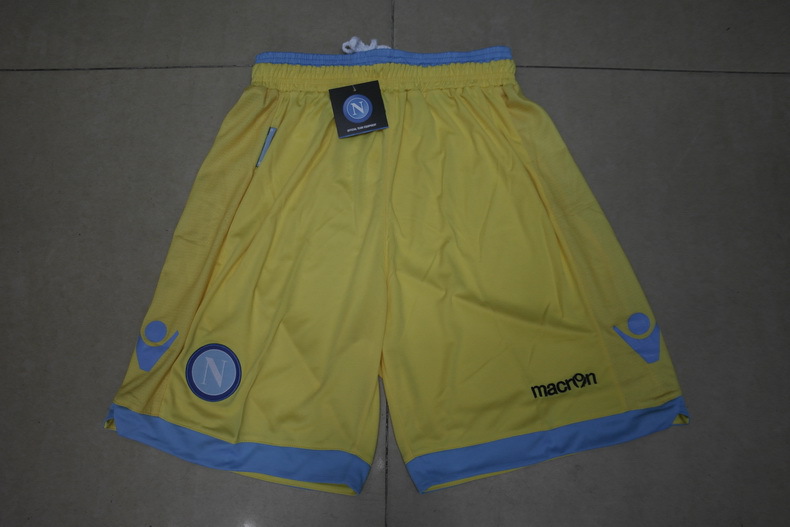 13-14 Napoli Yellow Shorts - Click Image to Close