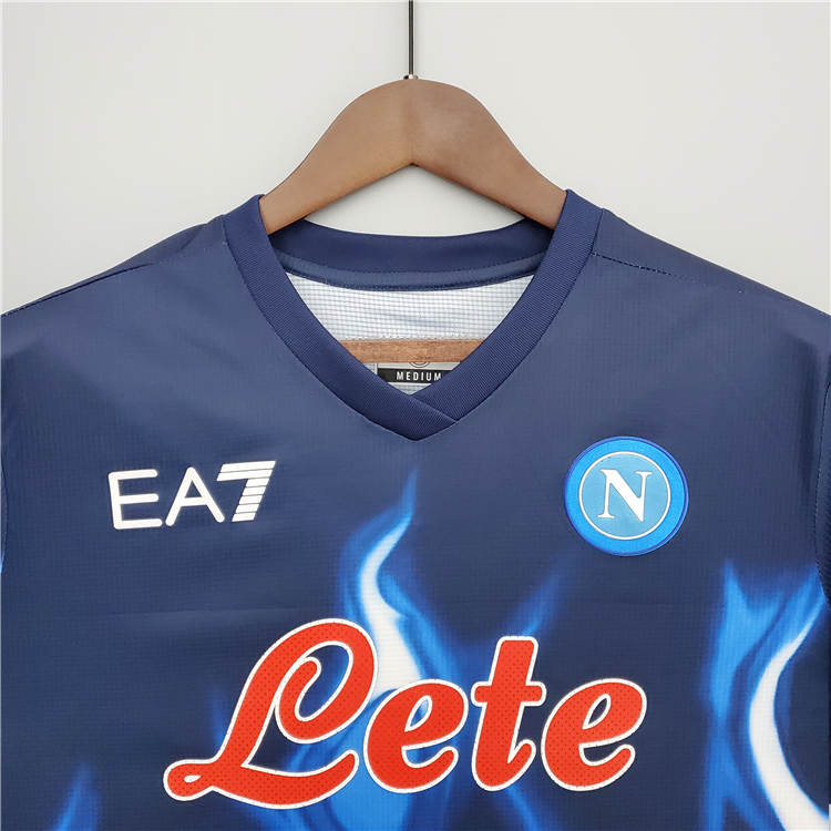 22-23 Napoli Home Blue Soccer Jersey Football Shirt - Click Image to Close