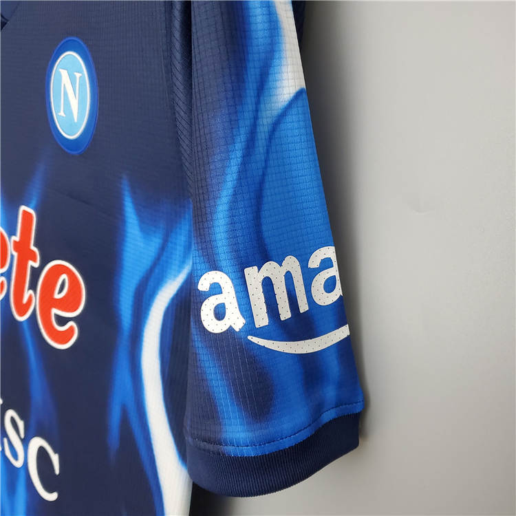 22-23 Napoli Home Blue Soccer Jersey Football Shirt - Click Image to Close