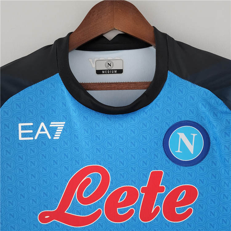 Napoli 22/23 Soccer Shirt Home Blue Football Shirt - Click Image to Close