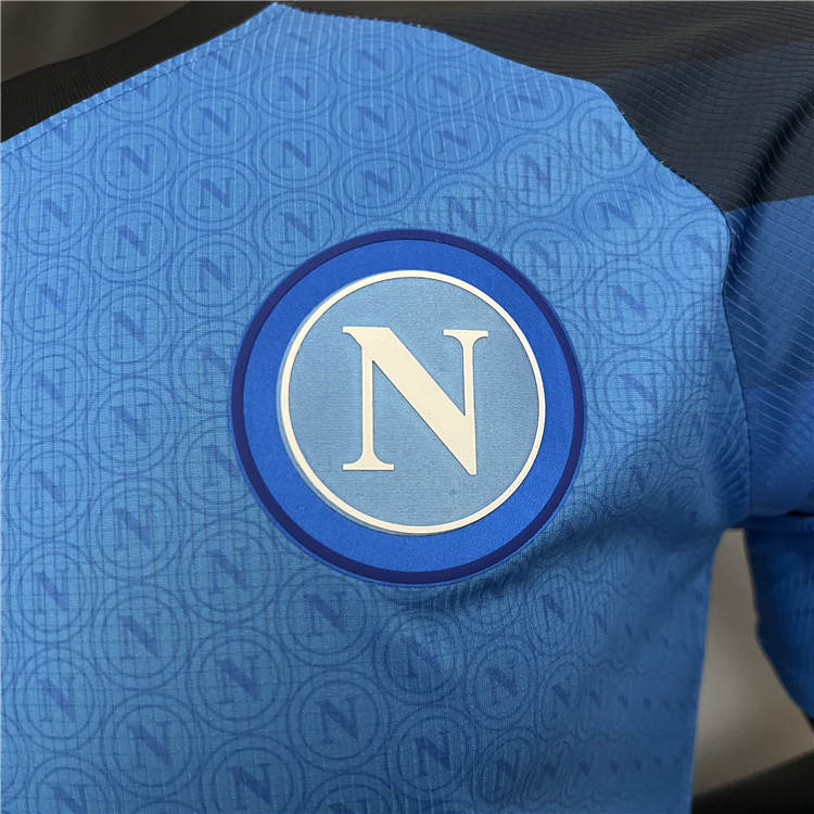 Napoli 22/23 Home Blue Soccer Jersey Football Shirt (Authentic Version) - Click Image to Close