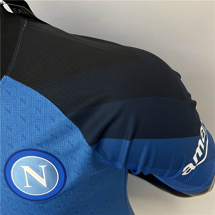 Napoli 22/23 Home Blue Soccer Jersey Football Shirt (Authentic Version) - Click Image to Close