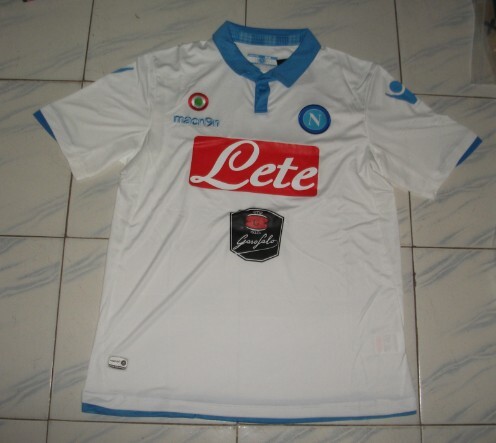 Napoli 14/15 White Third Soccer Jersey - Click Image to Close