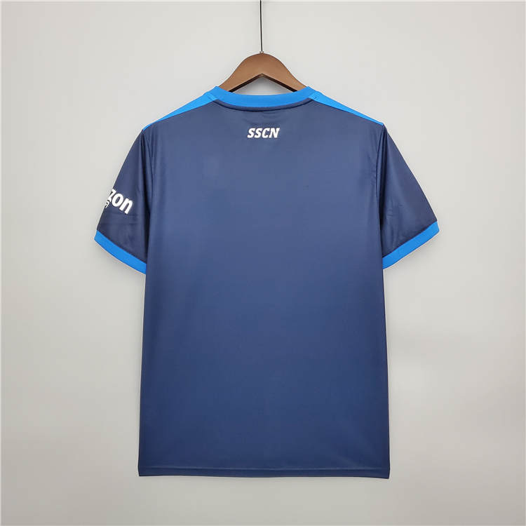 Napoli 21-22 Maradona Commemorative Version Blue Soccer Jersey Football Shirt - Click Image to Close