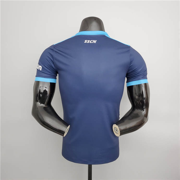 Napoli 21-22 Maradona Commemorative Version Blue Soccer Jersey Football Shirt (Player Version) - Click Image to Close