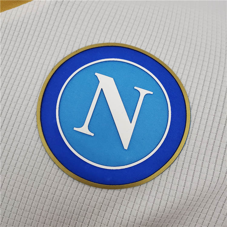 Napoli 21-22 Third White Soccer Jersey Football Shirt (Player Version) - Click Image to Close