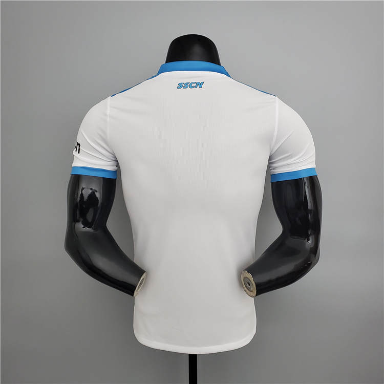 Napoli 21-22 Maradona Commemorative Version White Soccer Jersey Football Shirt (Player Version) - Click Image to Close