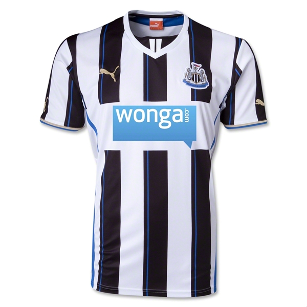 13-14 Newcastle United Home Soccer Jersey Shirt - Click Image to Close
