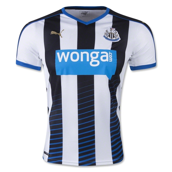 Newcastle United Home 2015-16 COLBACK #14 Soccer Jersey - Click Image to Close