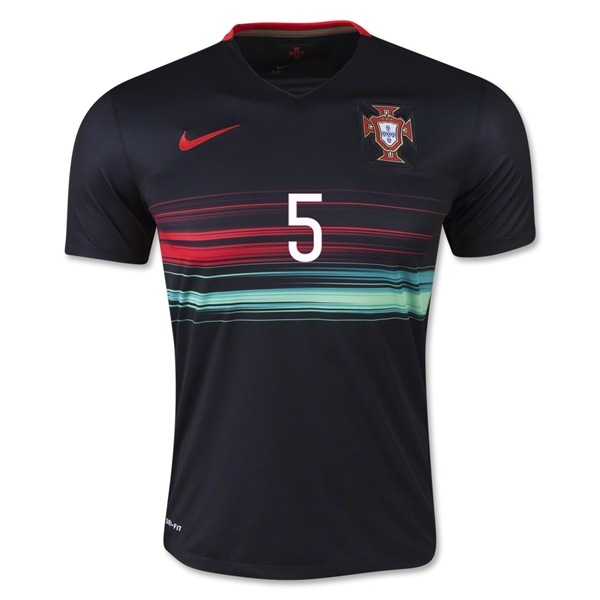 Portugal 2015-16 F. COENTRAO #5 Away Soccer Jersey - Click Image to Close