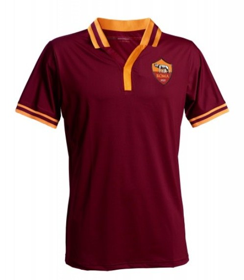 13-14 Roma Home Soccer Jersey No sponsor Logo Shirt - Click Image to Close