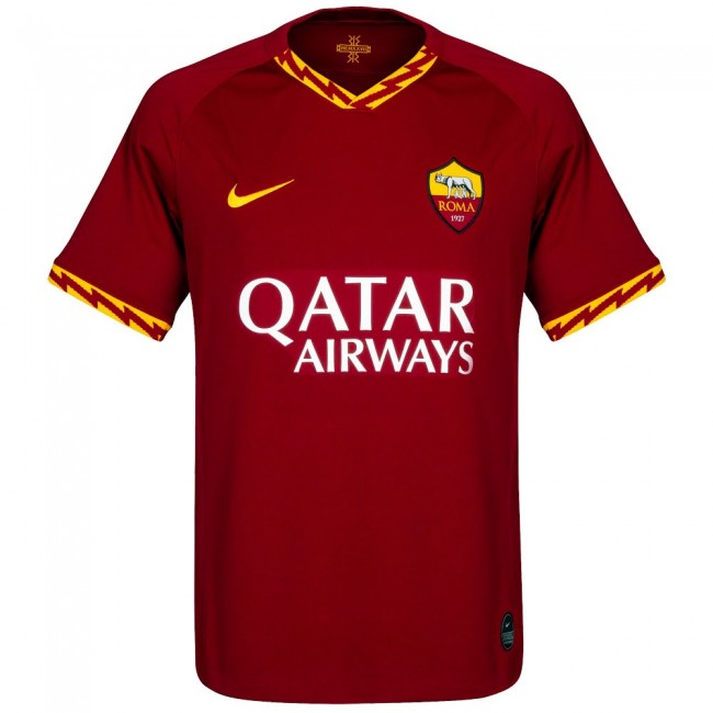 2019-20 AS Roma Home Aeterno X TOTTI Soccer Shirt Jersey - Click Image to Close