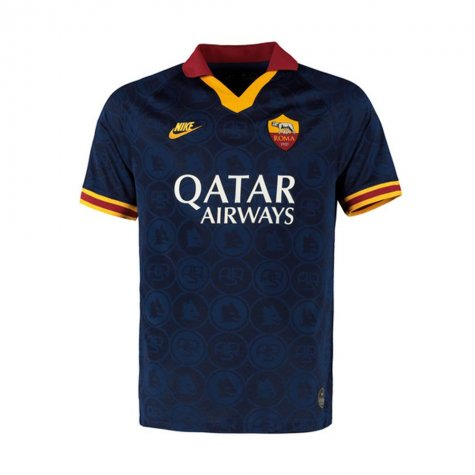 2019-20 AS Roma Third Navy #10 TOTTI Soccer Shirt Jersey - Click Image to Close