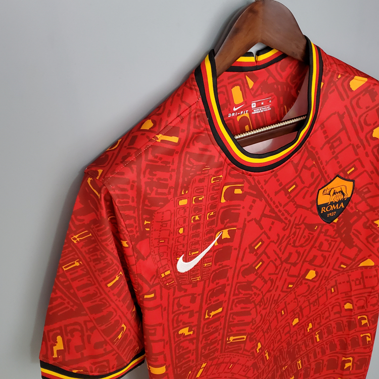 AS Roma 20-21 Training Soccer Shirt Jersey - Click Image to Close