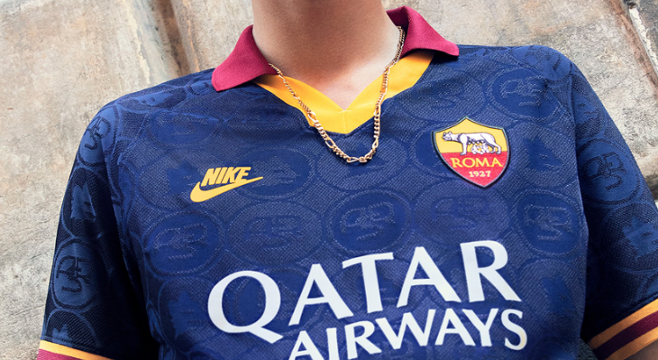 AS Roma 2019-20 Third Navy Soccer Jersey Shirt - Click Image to Close