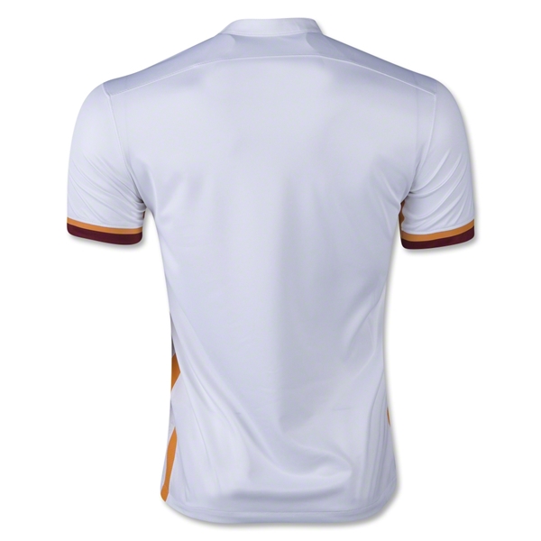 AS Roma 2015-16 Away White Soccer Jersey - Click Image to Close