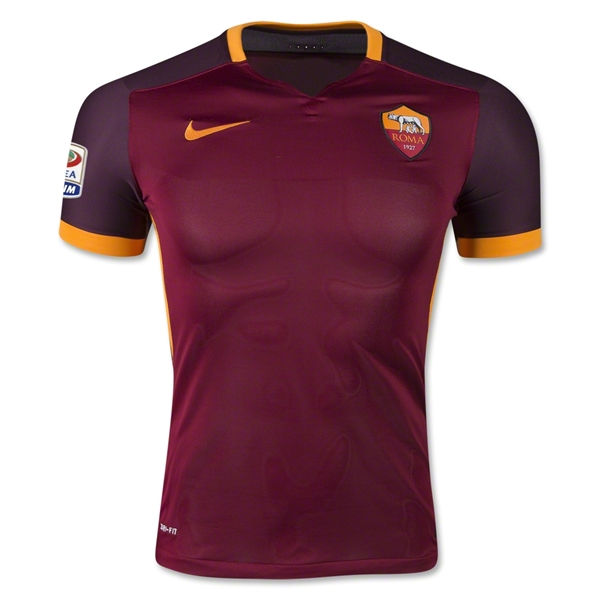 AS Roma 2015-16 Home DZEKO #9 Soccer Jersey - Click Image to Close