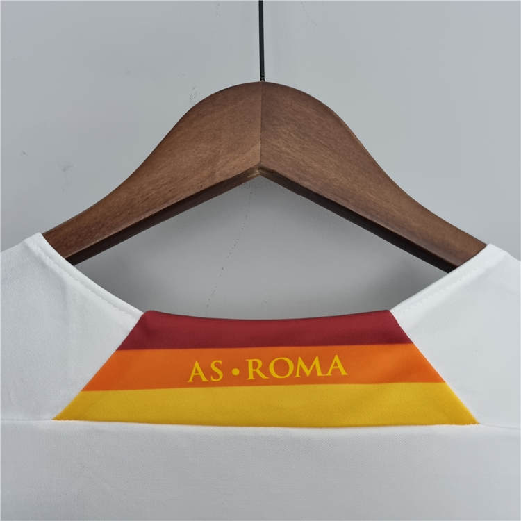 AS Roma 21-22 Away White Soccer Jersey Football Shirts - Click Image to Close
