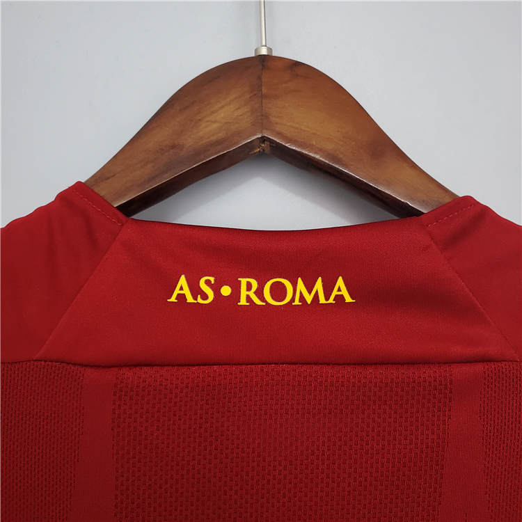 AS Roma 21-22 Home Brown Soccer Jersey Football Shirts - Click Image to Close