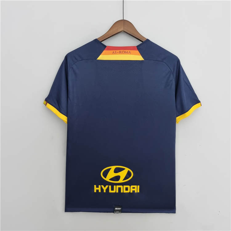 AS Roma 21-22 Navy Fourth Soccer Jersey Football Shirts - Click Image to Close