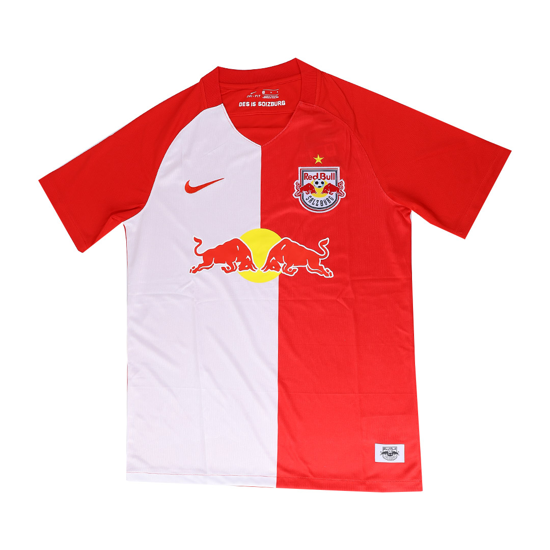 FC Red Bull Salzburg 20-21 Home White&Red Soccer Jersey Shirt - Click Image to Close