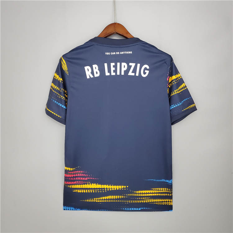 RB Leipzig 21-22 Away Kit Soccer Jersey Red&White Football Shirt - Click Image to Close