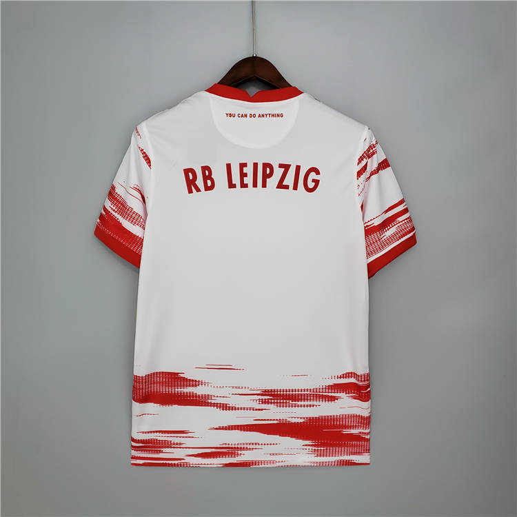 RB Leipzig 21-22 Home Kit Soccer Jersey Red&White Football Shirt - Click Image to Close